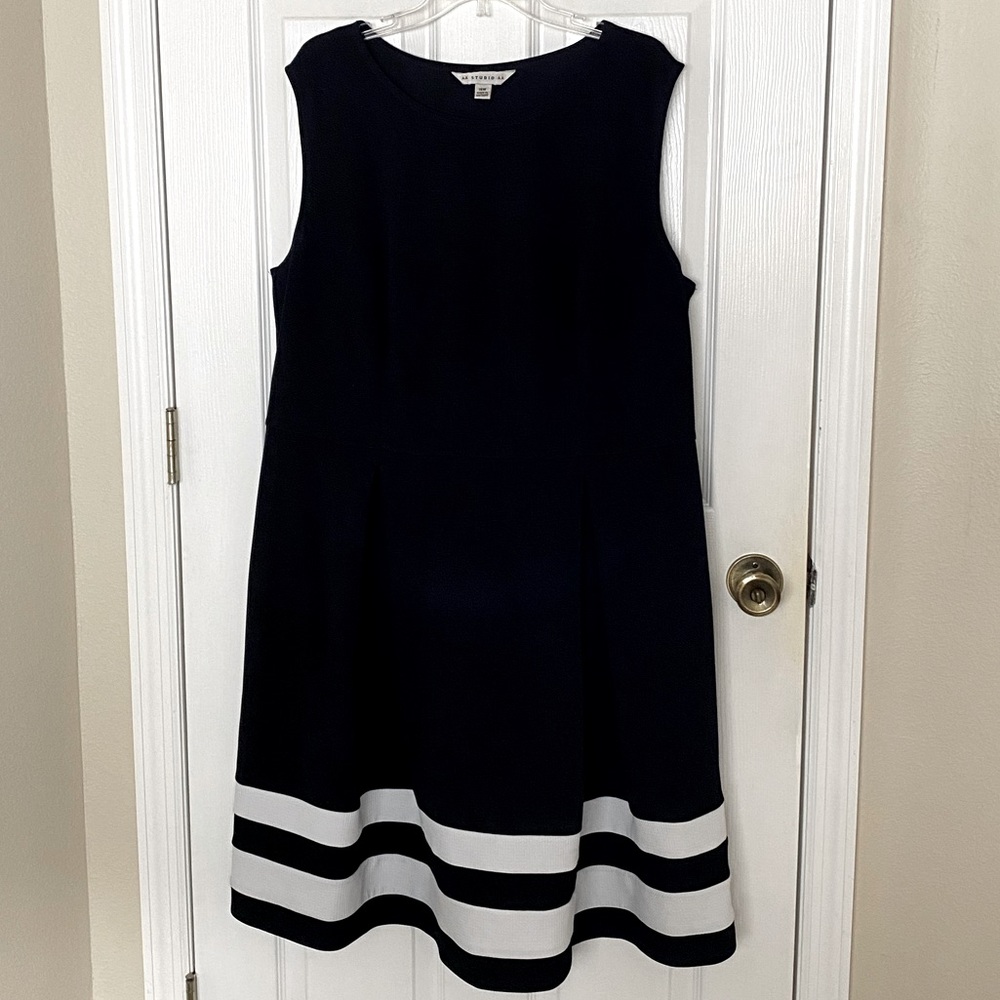 AA Studio black sleeveless dress size 18W